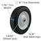 Marathon Industries Marathon 8 in. D X 8 in. D 225 lb. cap. Offset Wheelbarrow Tire Rubber 1 pk 00432 - alternate 2